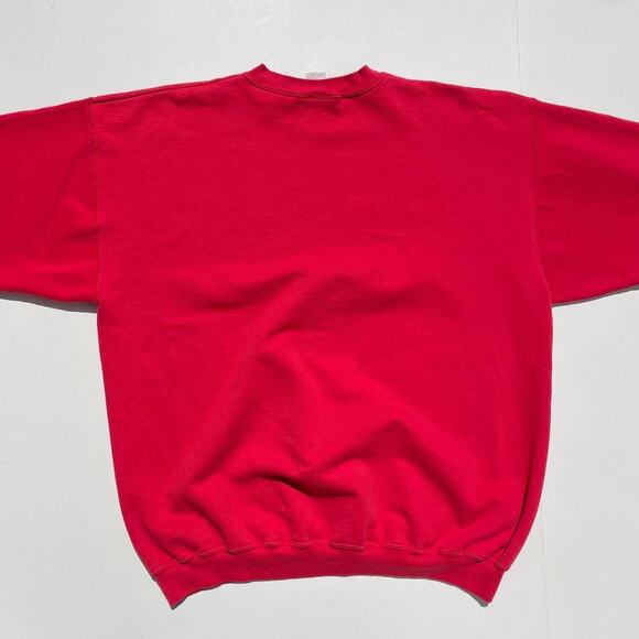 Vintage Disney Minnie Mickey Mouse Impatient Angry Red Crewneck Size XL - Picture 6 of 6